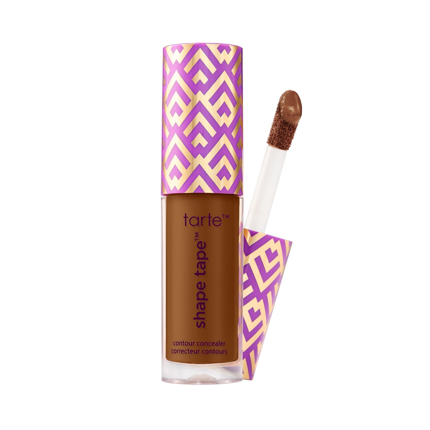 tarte shape tape concealer – Full-Coverage Creaseless Soft Matte Finish, Brightening Under-Eye & Face Makeup, 16hr Longwear, Vegan & Cruelty-Free, travel size, 57G rich golden