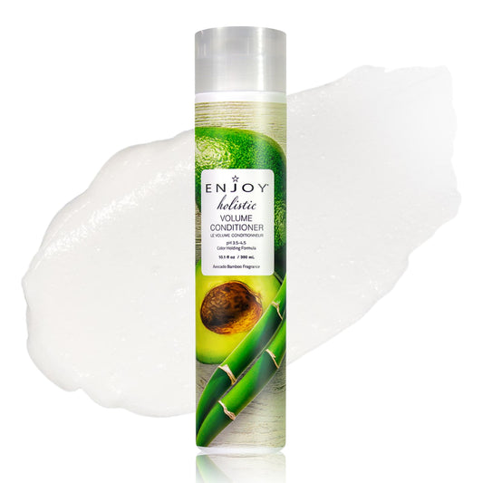 Enjoy Holistic Volume Conditioner - Lightweight Volumizing Conditioner for Fine Hair - Sulfate, Silicone & Paraben Free - Adds Body, Shine & Weightless Moisture - 10.1 Fl Oz