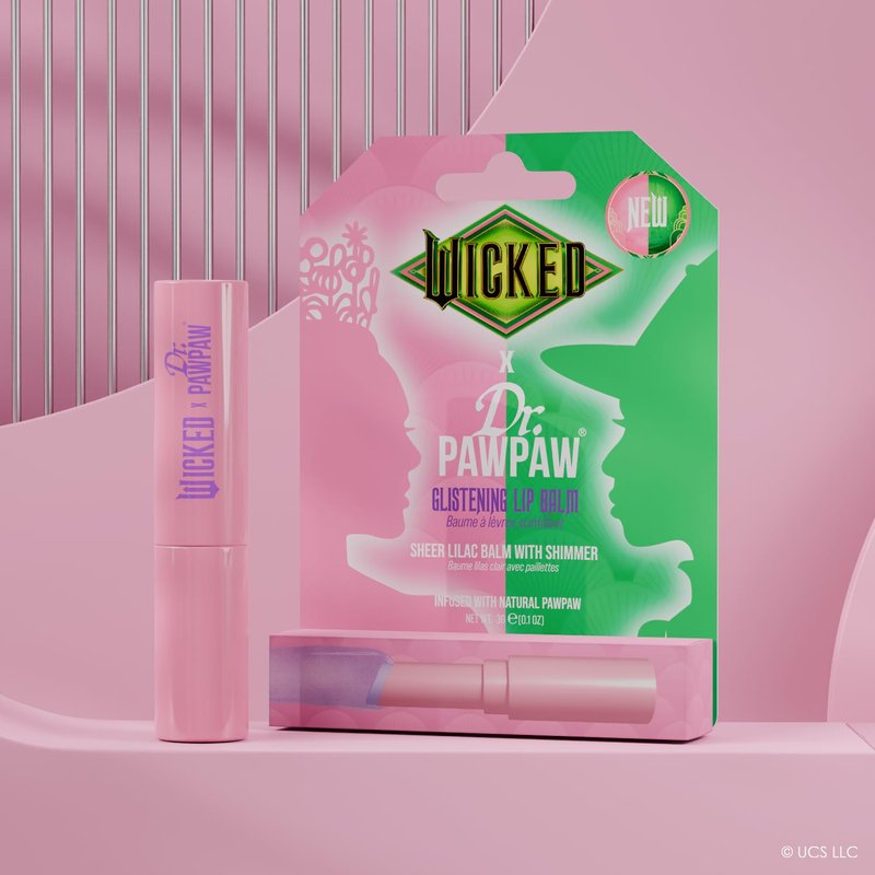 Dr. PawPaw Wicked Lip Balm - Glistening - Natural Balm with Aloe Vera - Gluten Free Lip Moisturizer to Nourish, Soften and Hydrate - 0.1 oz