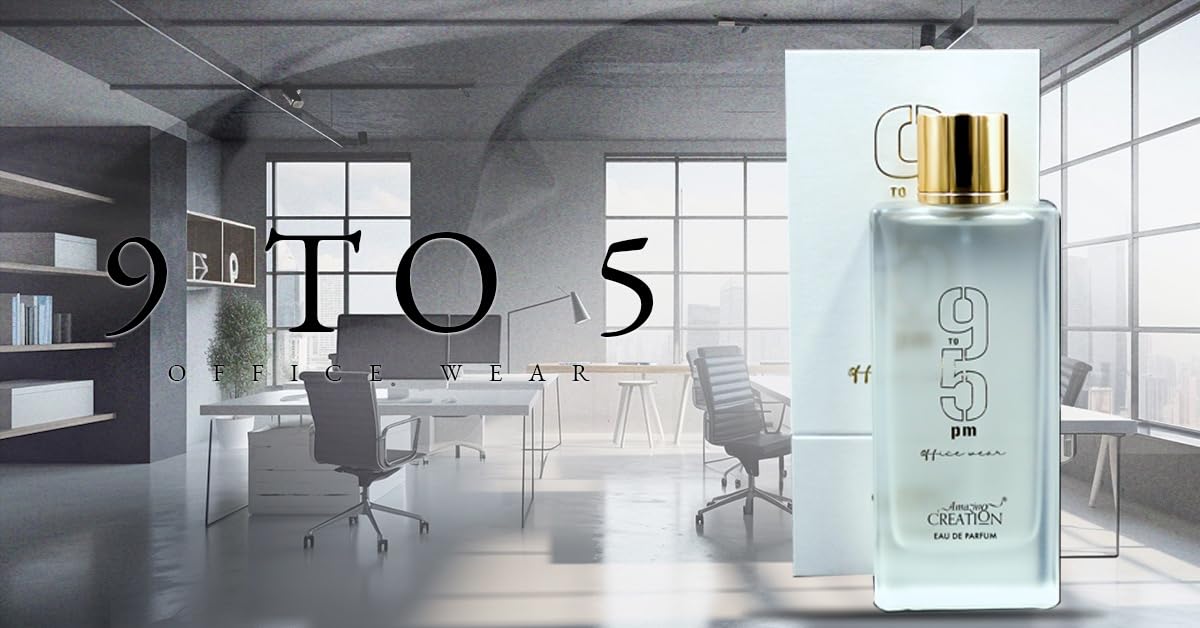 Amazing Creation 9 to 5pm Office Wear EDP for Unisex, 4 fl oz / 120ml