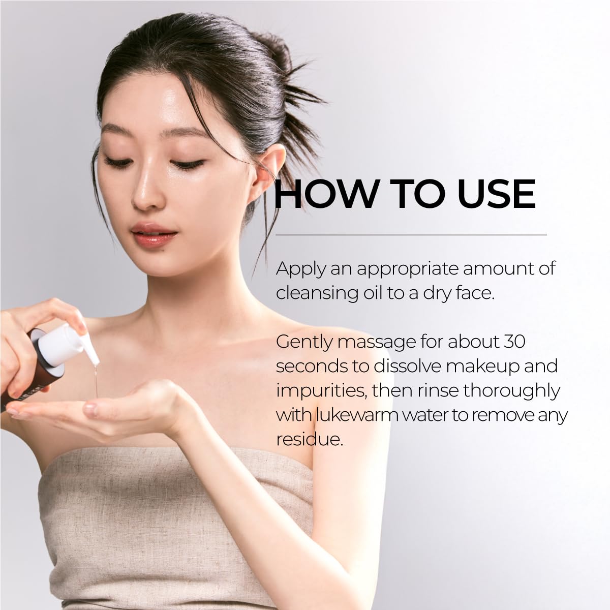 IZEZE Black Cumin NTP Bliss Cleansing Oil | Blackhead Remover, Makeup Remover, Deep Facial Cleanser, Clear Pore, Sebum Control, Korean Face Oil, 6.76 fl.oz