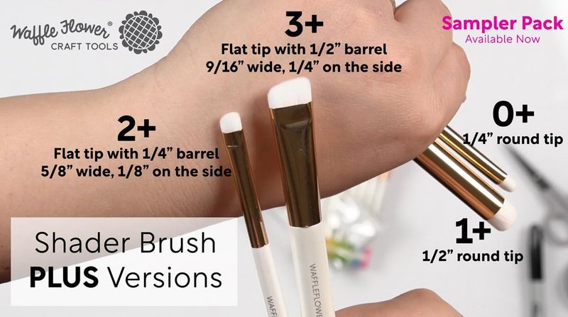Waffle Flower Shader Brush Set - 15 Premium Brushes for Smooth Blending