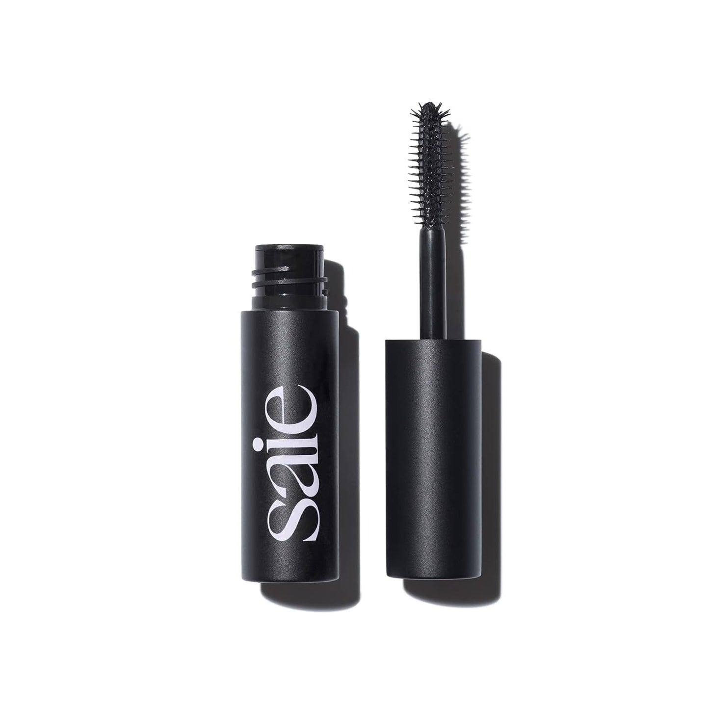 Saie Mini Mascara 101 | Lash Lengthening Mascara for Bold, Lifted Lashes - Nutrient-Rich Formula - Black (0.17 oz)