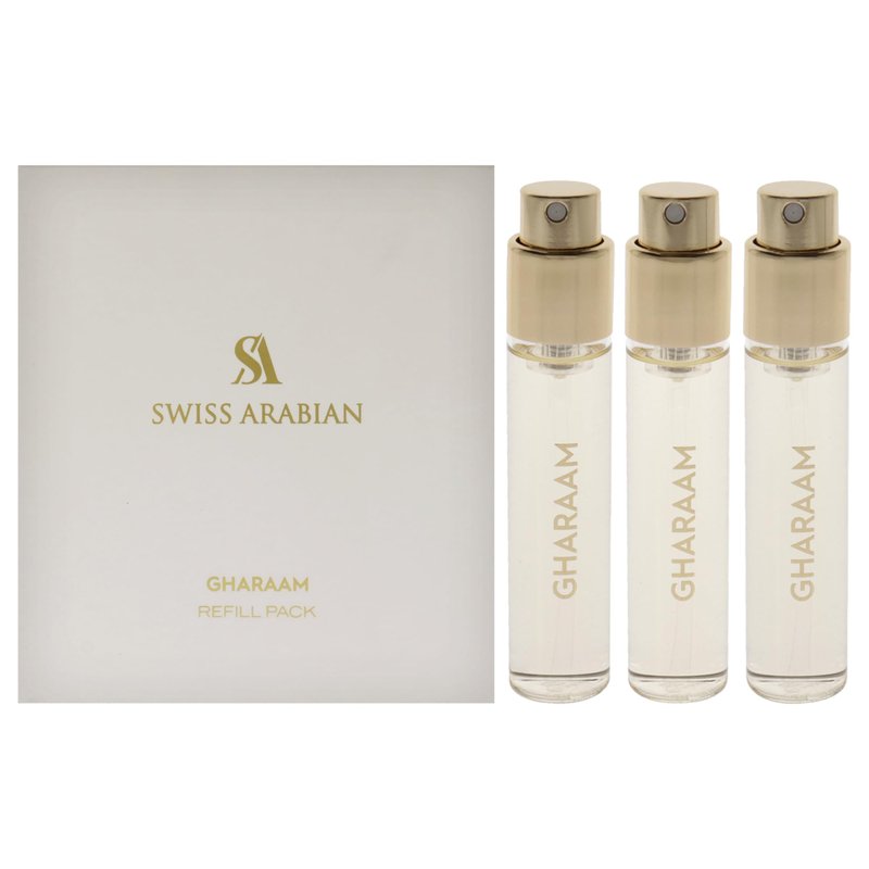Swiss Arabian Gharaam - Luxury Products From Dubai - Long Lasting Arabian Perfume Oil for Women and Men - Saffron, Amber, Jasmine - 1.7 oz