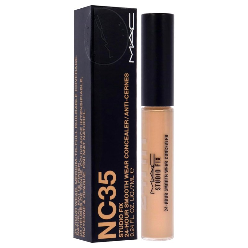 MAC Studio Fix 24 Hour Concealer - NC35 | Long-Lasting, Smooth Finish - 0.24 oz