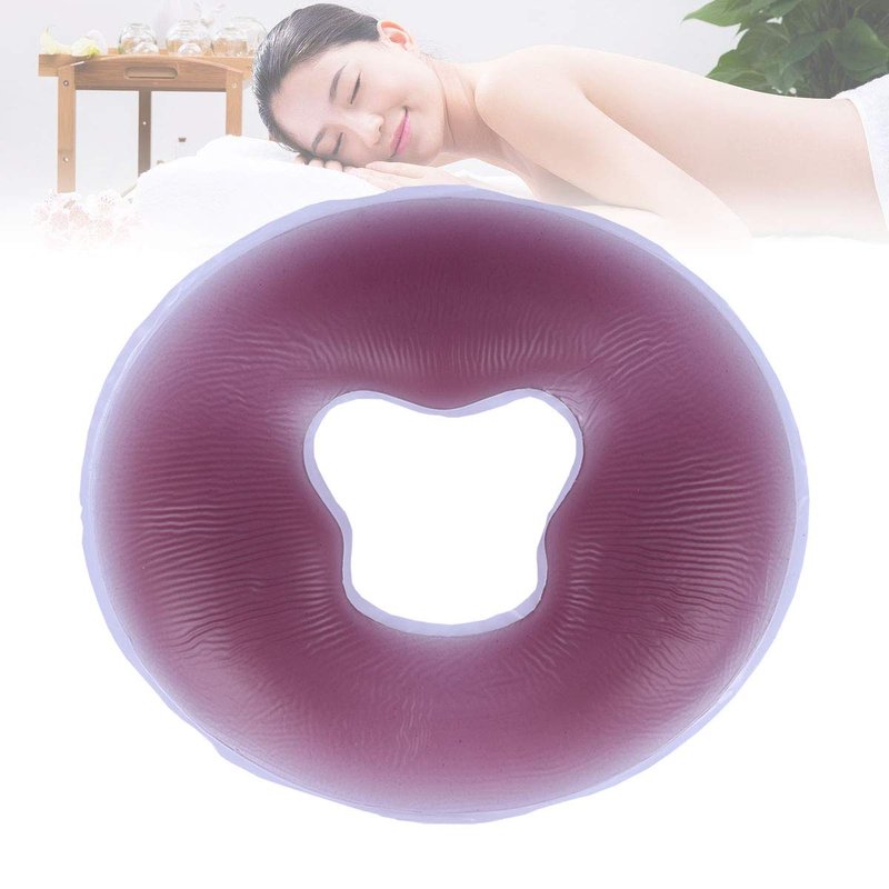 Lurrose Silicone Face Massage Pillow Face Spa Pillow Pad Body Relax Salon Cushion…