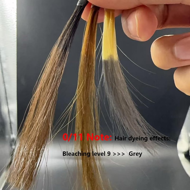 YSNSTYLE-PureStyle 3.4 fl oz(100ml) Hair Color Cream, Ammonia-Low Permanent Hair Dye with Nourishing, Grey Long-Lasting Fade-Resistant Color, At-Home Salon Quality Gray Hair Coloring