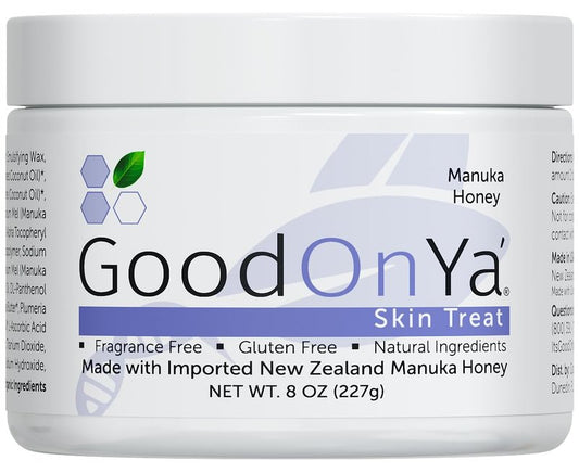 Manuka Honey Face Moisturizer with Coconut Oil, Cocoa Butter, Aloe Vera, Vitamin E and Vitamin C - Anti Aging and Skin Lightening Cream - Pore Minimizer and Whitening MSM Cream (8 oz) (8oz)