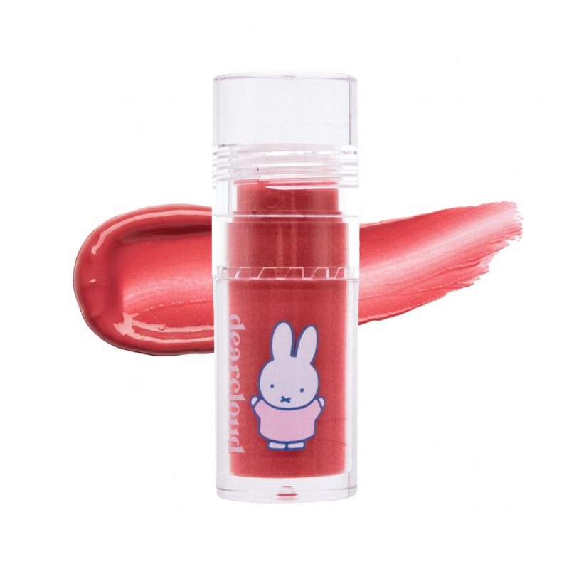 dearcloud Miffy Gentle Crush Serum Blush – Liquid Blush for Cheeks with Hyaluronic Acid – Korean Beauty Makeup - .19 fl oz (Well-Dressed)