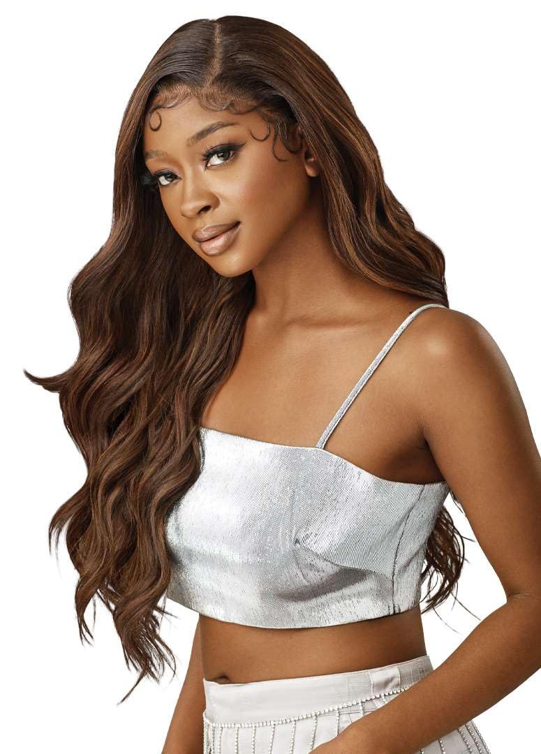 Outre Lace Front Wig - Melted Hairline Style | Swirlista Swirl 102 in Off Black 1B