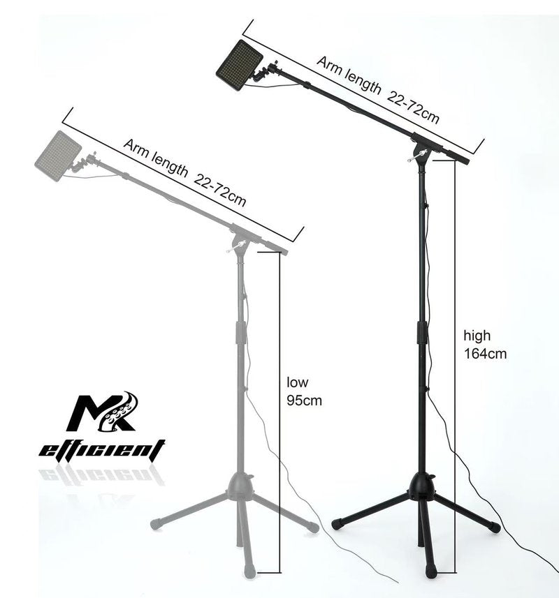 Portable Tripod, Polarized LED Tattoo Work Light Specialized Tripod – Optimal Stability for Professional Artists
