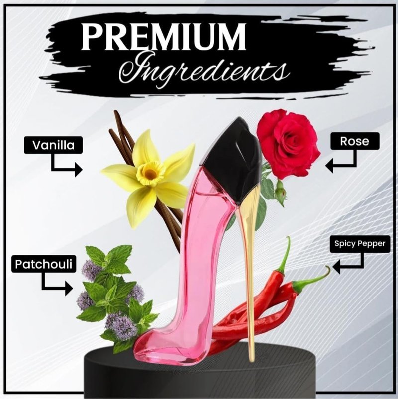 Viaan Krishna Fantasy Girl Mini High Heel 4-Piece Perfume Set for Women – Ice, Pink Rose, Blush, Ambition – 30ml (1 fl.oz.) Each