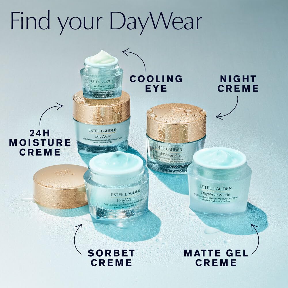 Estée Lauder DayWear Anti-Oxidant 72H-Hydration Sorbet Daily Moisturizer SPF 15 | Oil-Free Face Moisturizer | Hydrating Face Cream, 1.7 Ounce