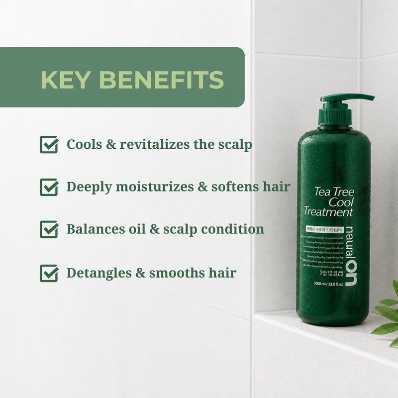 Natural On Tea Tree Cool Treatment 1000ml / 33.8 fl oz