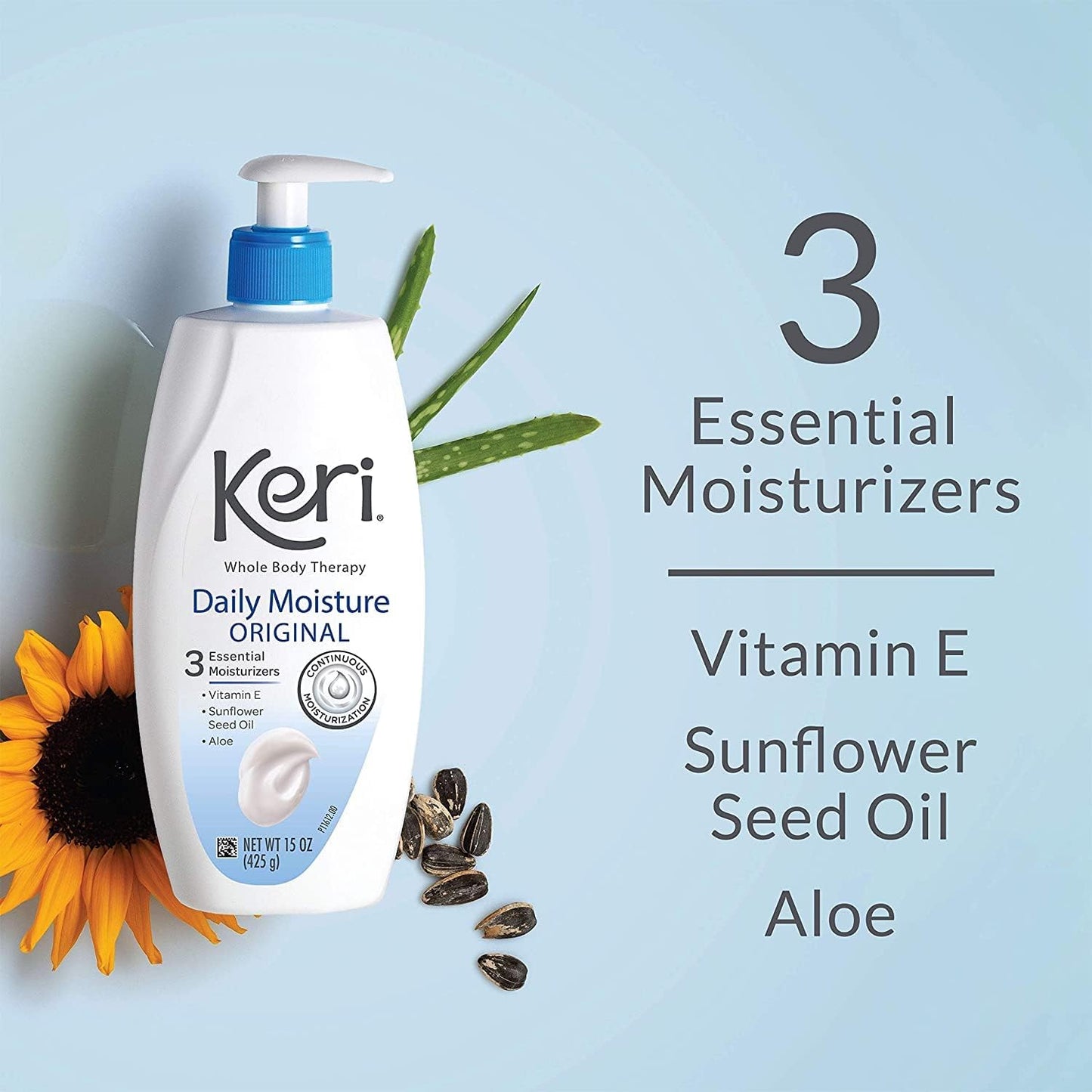 Keri Original Moisture Therapy Cream - Hydrating 15 oz | 2-Pack for Silky Skin