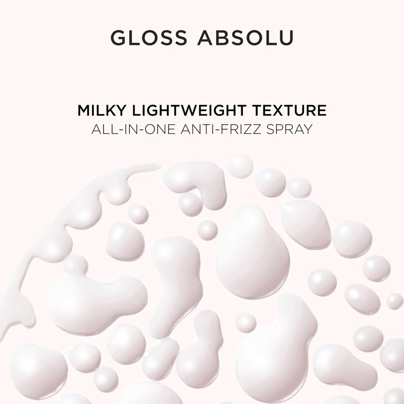 Kerastase Gloss Absolu Anti-Frizz Glaze Milk - Instantly Detangles, Hydrates & Smooths, Eases Blow-Dry, Absorbs Frizz & Fly-Aways, Protects from Heat & Humidity, For Long Hair
