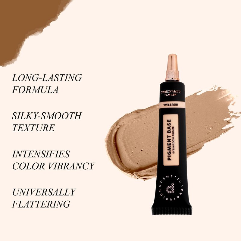 Profusion Cosmetics Eyeshadow Primer - Pigment Base for Stunning Makeup Looks | Neutral Shade