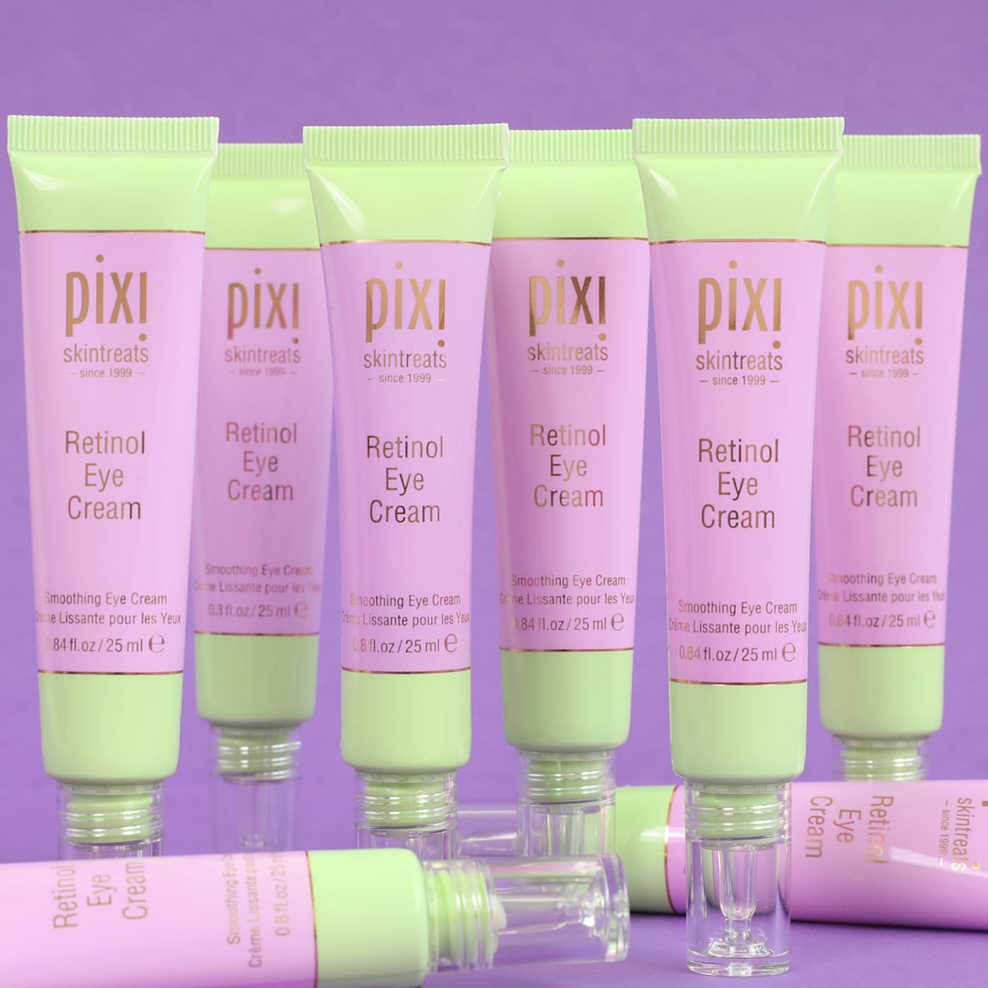 Pixi Beauty Retinol Eye Cream | Soothing Eye Cream | Retinol Helps Smooth & Refine Delicate Eye Area | Peptides Help Minimize Fine Lines | 0.84 fl oz/25ml