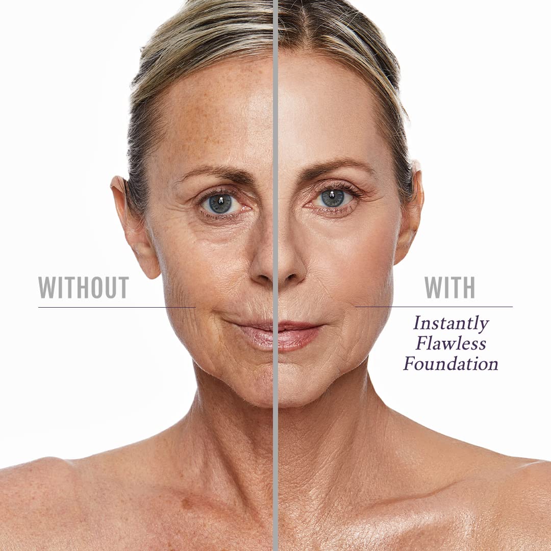 Westmore Beauty Instantly Flawless Foundation - Deep Tan 1.2 oz - Full Coverage Liquid Makeup, Best Light Foundation