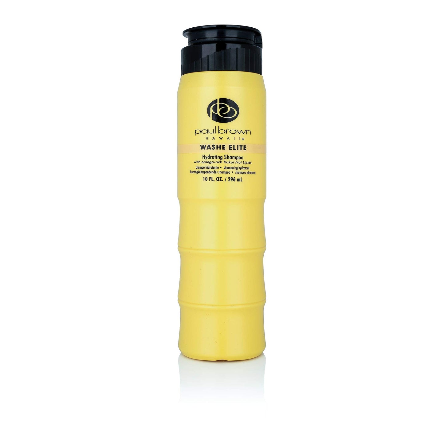 Paul Brown Hawaii Washe Elite Shampoo | Hydrate & Treat Damaged Hair Moisturizing Safe for Color-Treated Antioxidant-Rich Kukui Nut Oil Protects Against Aging oz.