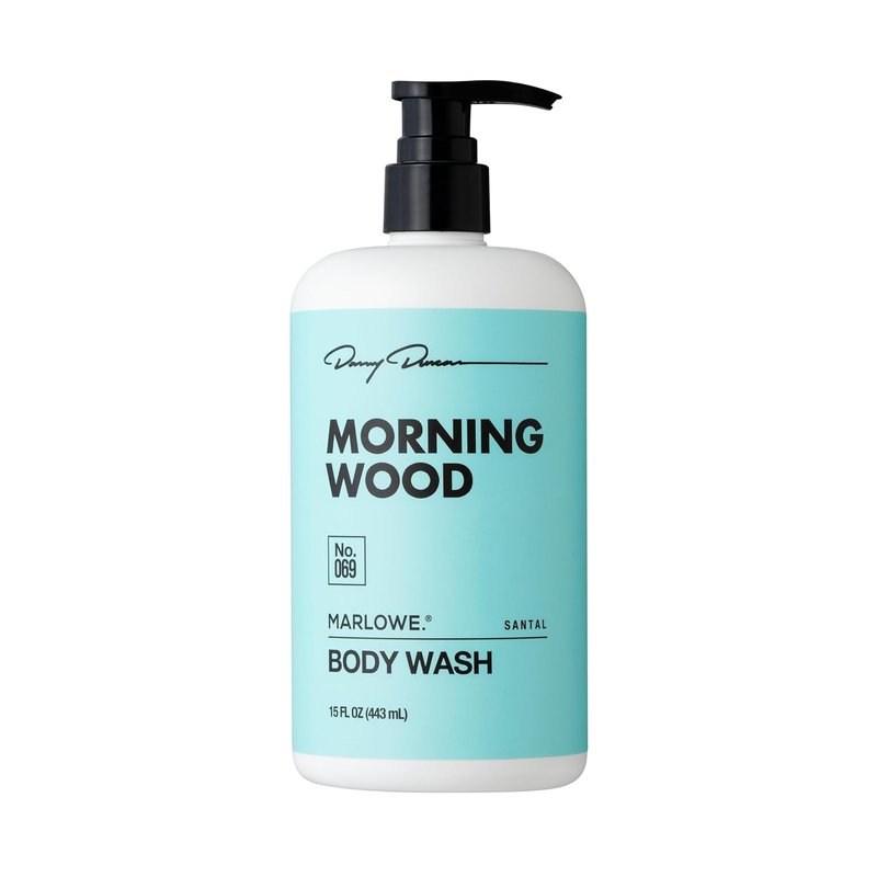 Marlowe. No. 069 Men's Body Wash - Moisturizing Willow Bark & Green Tea Extracts | 15 Fl Oz, Santal Scent