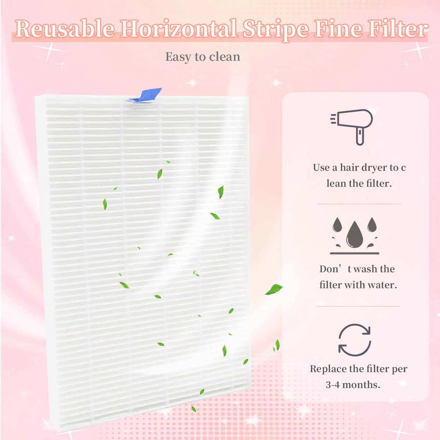Nail Dust Collector with LED Light (Pink)