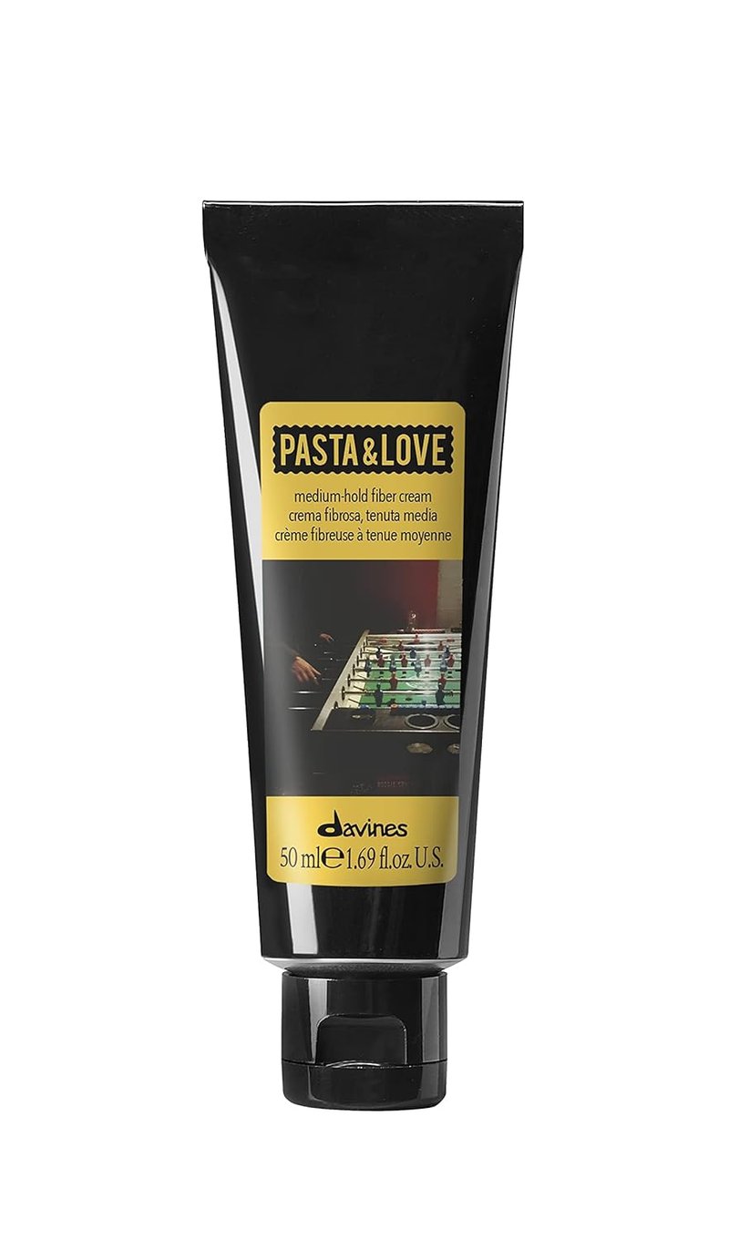 Davines Pasta & Love Medium-Hold Fiber Cream - Texturizing Styling Cream for Short Hair, 1.69 Fl Oz