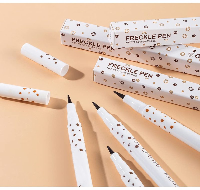 Freckle Pen - Waterproof Long-Lasting Quick Dry Makeup | Natural Lifelike Spots - Dark Brown