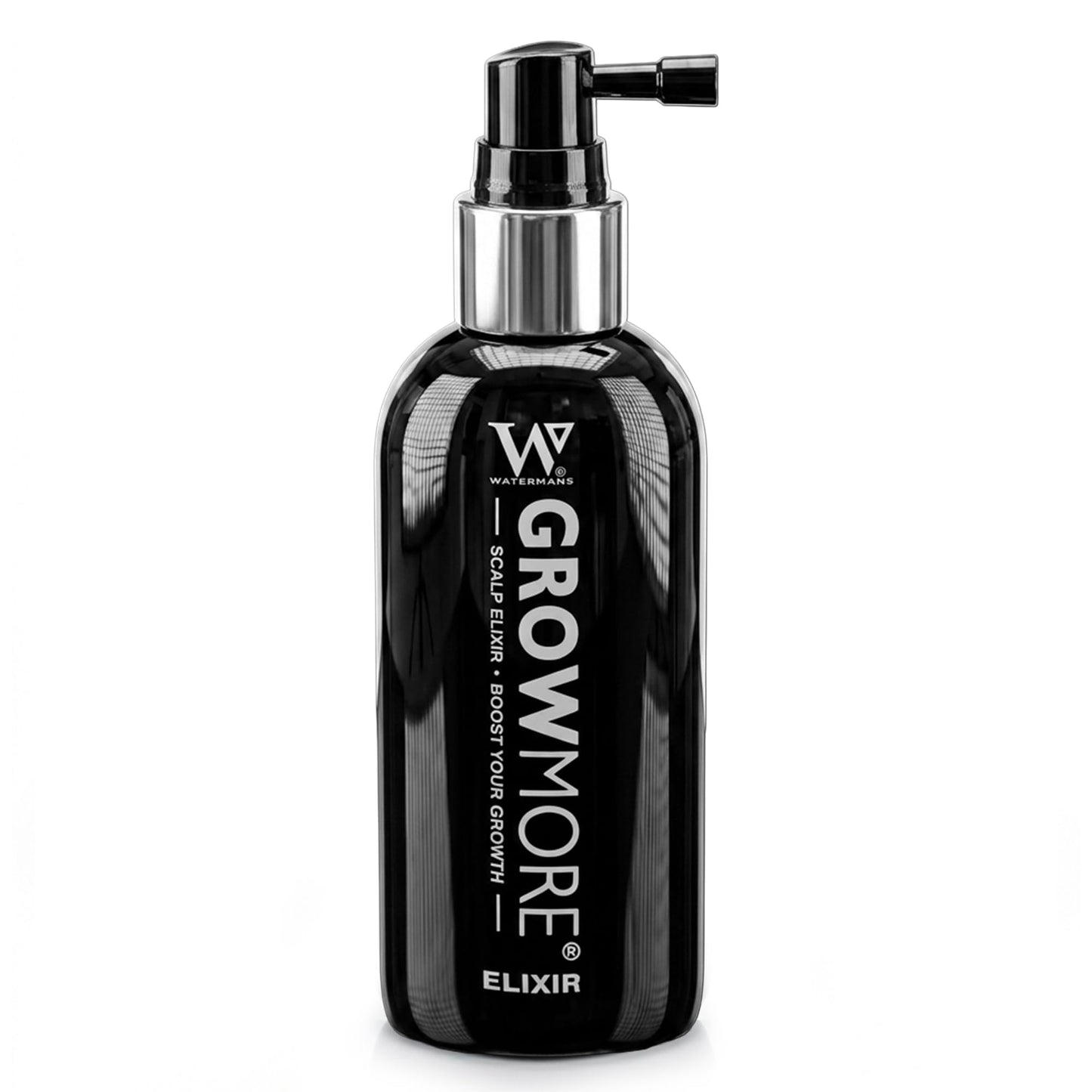 Grow More® Elixir – Leave In Hair Growth Serum for Thicker-Looking Hair & Improved Scalp Condition with Biotin, Caffeine, Rosemary & More – Sulfate-Free Hair Oil for Women & Men, 100mL