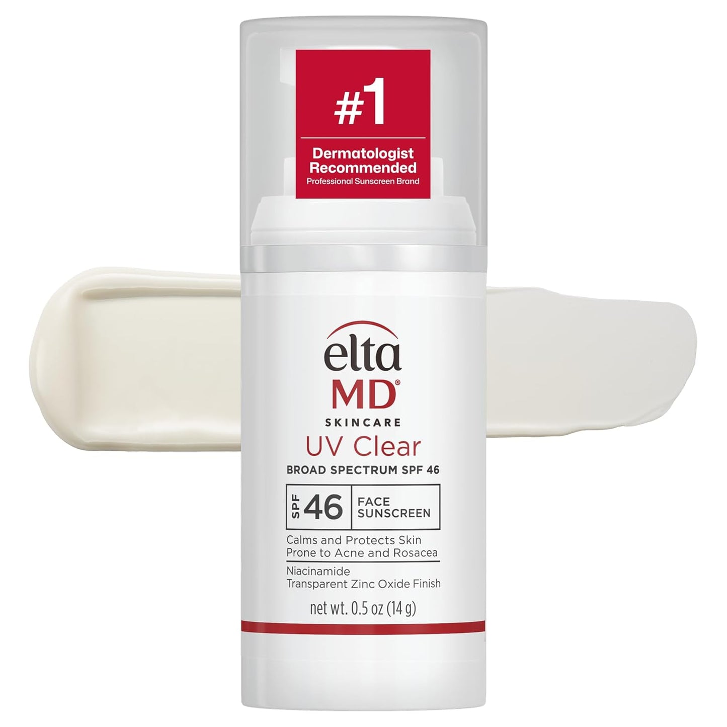 EltaMD UV Clear Face Sunscreen SPF 46 - Oil-Free Zinc Oxide Formula | 0.5 oz