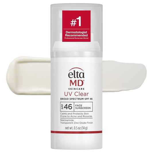EltaMD UV Clear Face Sunscreen SPF 46 - Oil-Free Zinc Oxide Formula | 0.5 oz