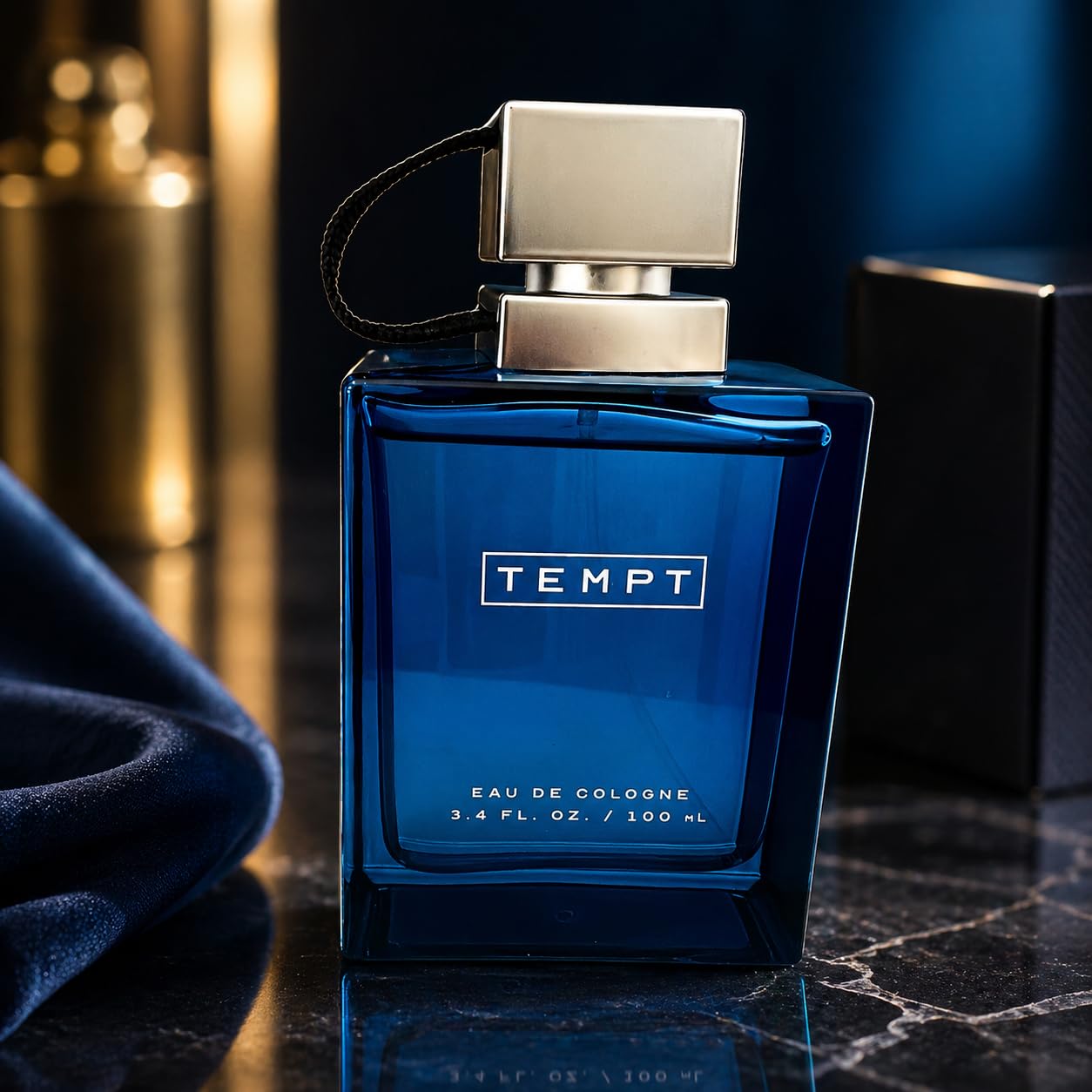 Tempt Eau De Cologne Spray 3.4 FL OZ, 100 ml, Tru Fragrance