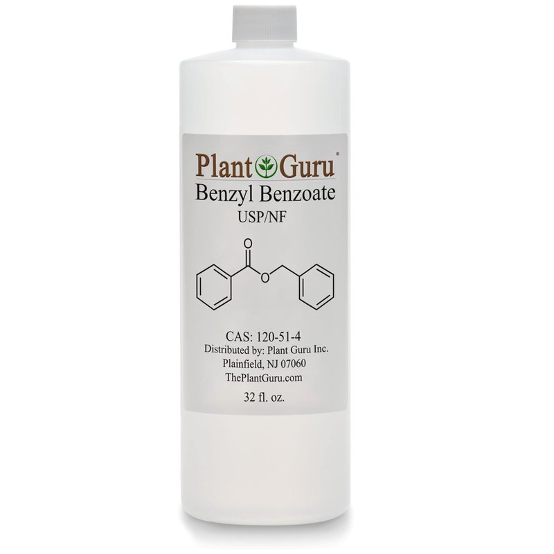 Benzyl Benzoate USP Grade Liquid - Ideal for Fragrance, Cosmetics & Hair Care | 32 fl. oz.