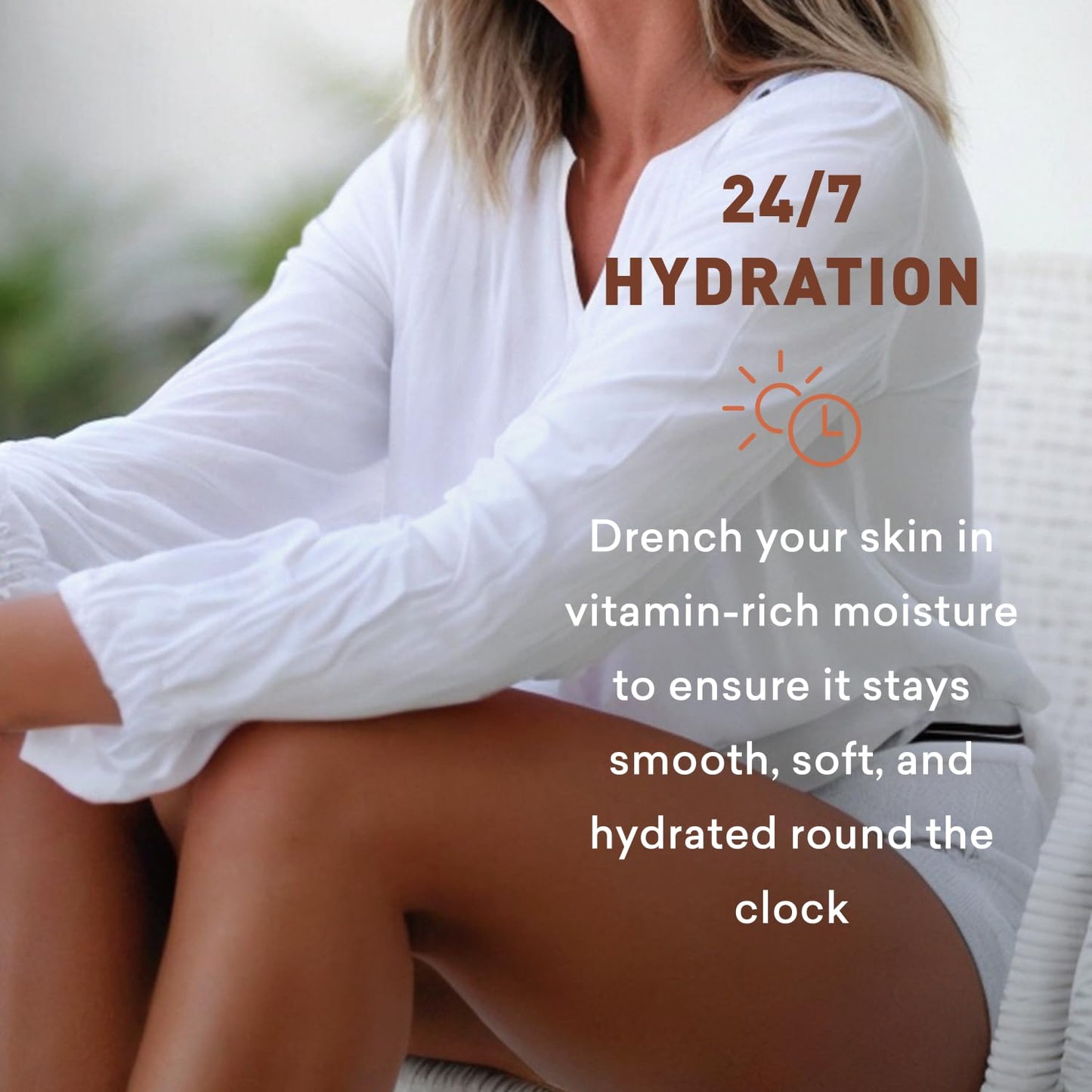 Just Nutritive Indoor Tanning Lotion | Natural Tanning Bed Moisturizer to Accelerate, Extend & Maintain Tan | With Aloe, Coffee, Papaya & Vitamin E | Non-Bronzing Formula | 8 Fl Oz