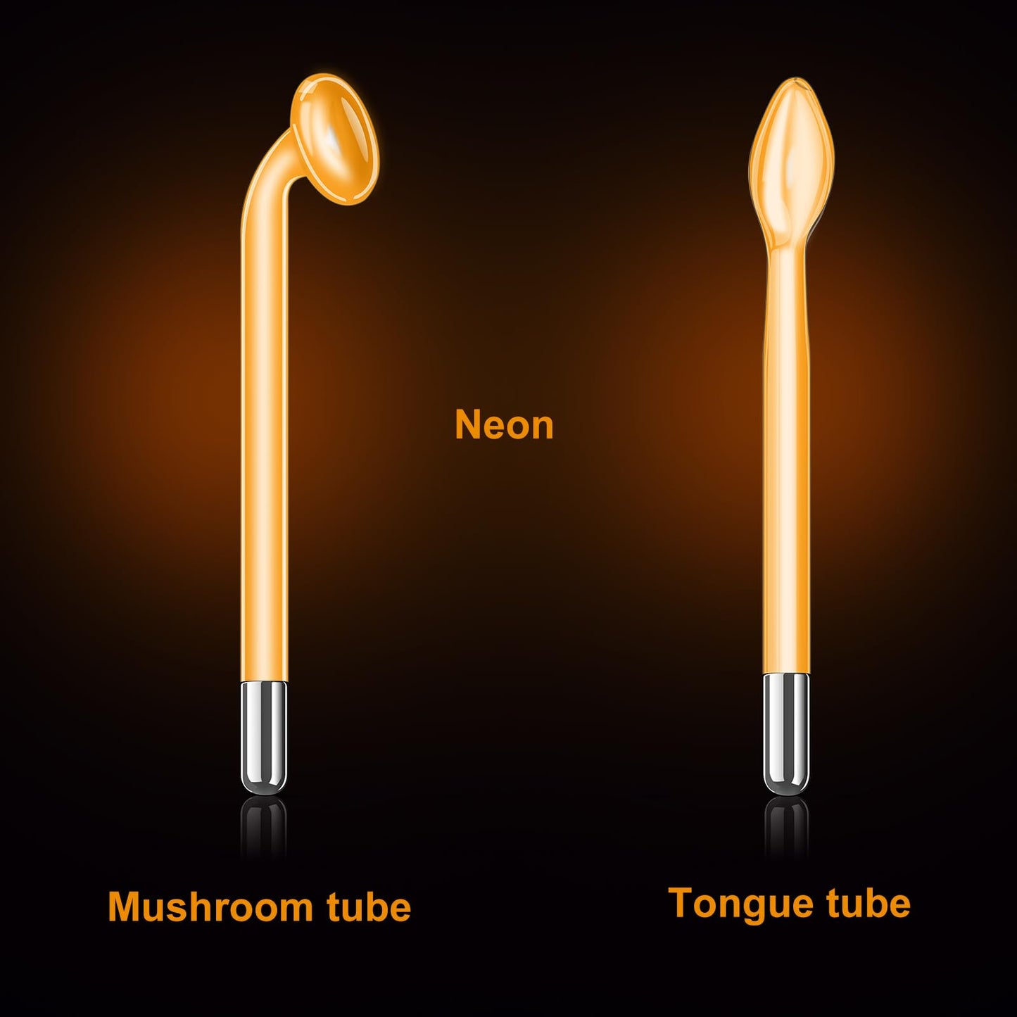 YourMate 4 Piece Tube Set Neon Tube Compatible with YourMate High Frequency Wand, Accessories