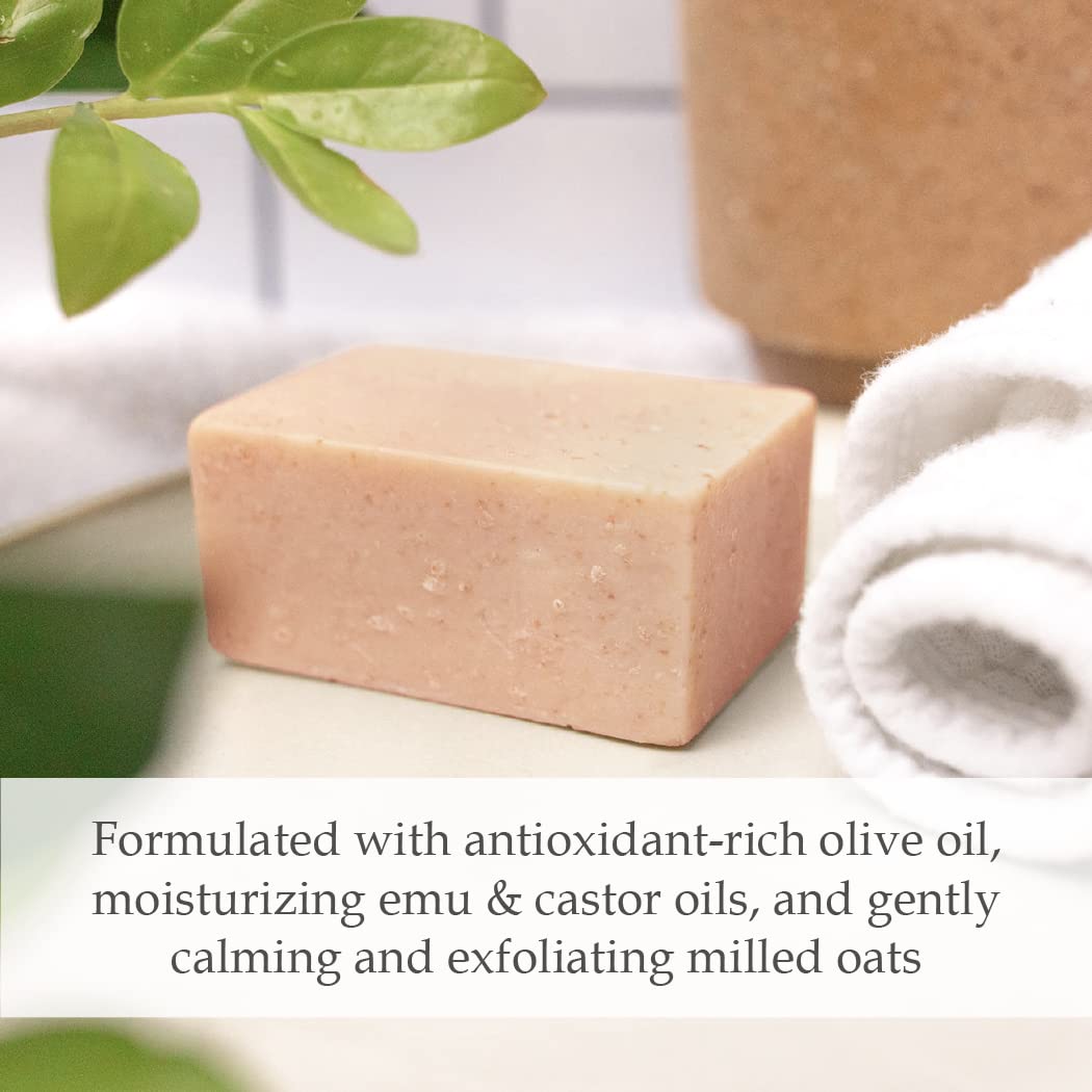 Noble Formula Zinc Pyrithione Soap, Emu Oil & Calamine, 3 Bars (9.75 oz)