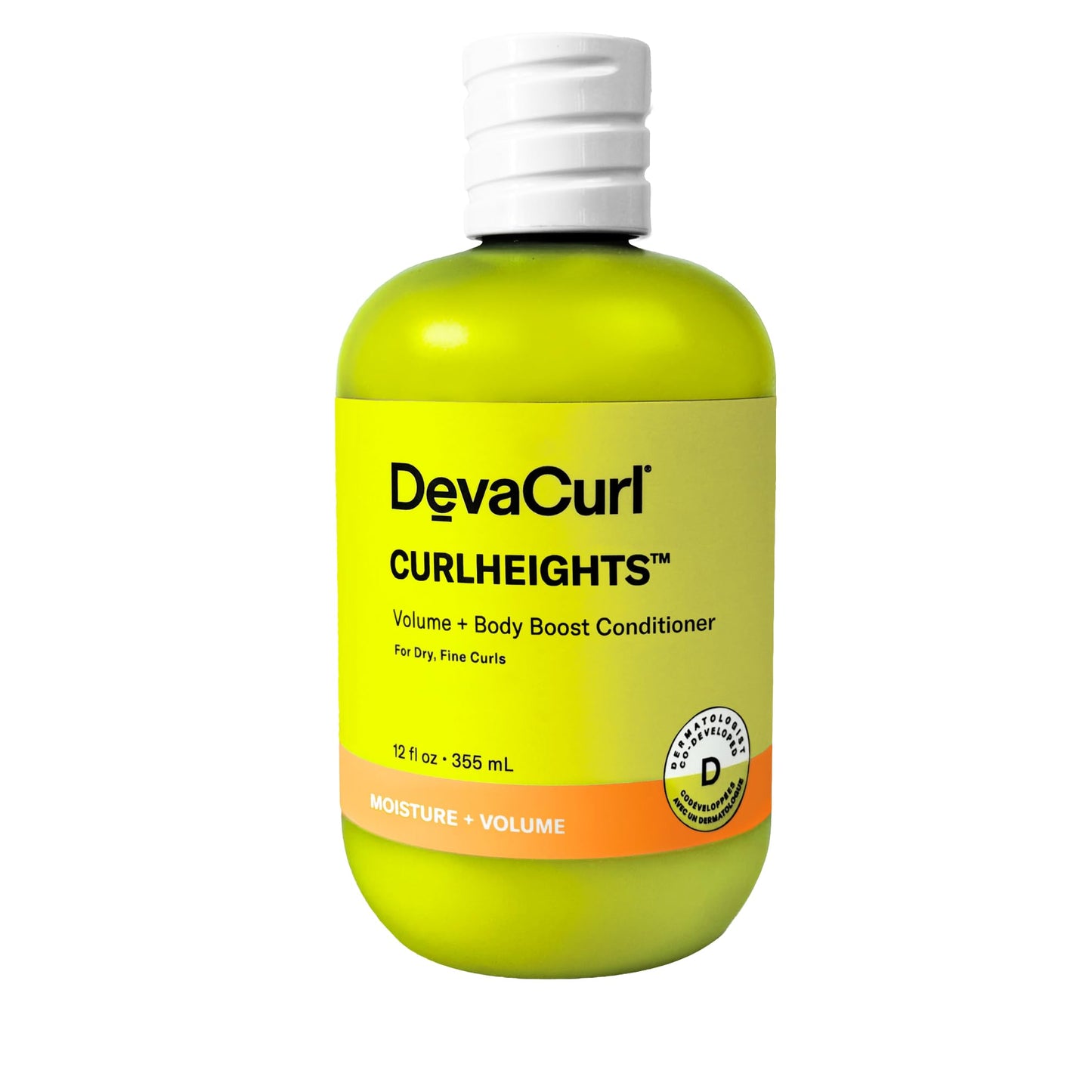 DevaCurl CurlHeights Volume + Body Boost Conditioner, 12 oz