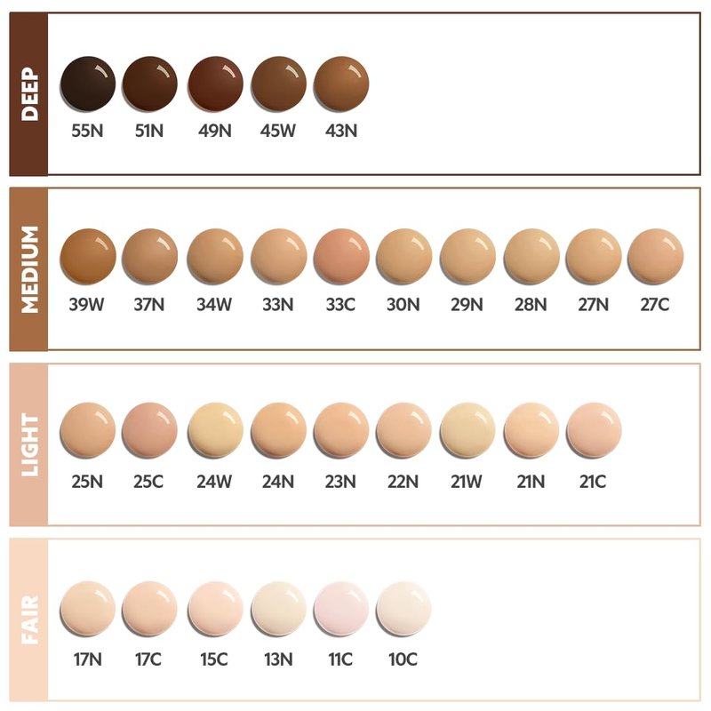 TIRTIR Mask Fit Red Foundation - Long-Lasting Flawless Coverage, Hydrating, Pore-Blurring | #21N Ivory, 1.01 Fl Oz