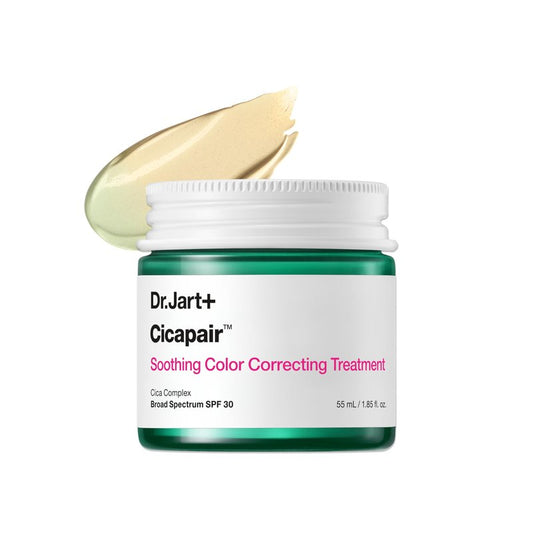 Dr.Jart+ Cicapair Soothing Color Correcting Treatment SPF 30 with Centella Asiatica Extracts | cc cream | Rosacea Treatment | Korean Skin Care, 1.85 Fl Oz