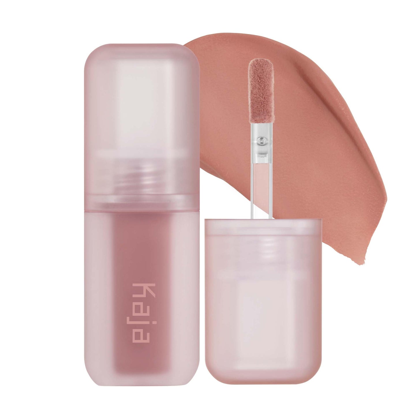 Kaja Multi-purpose Liquid Eyeshadow & Blush - Whipped Dream | with Cotton Seed Oil, 4 Shades, Buildable, Blendable, Airy Semi-matte Finish, 01 Coral Souffle, 0.17 Oz