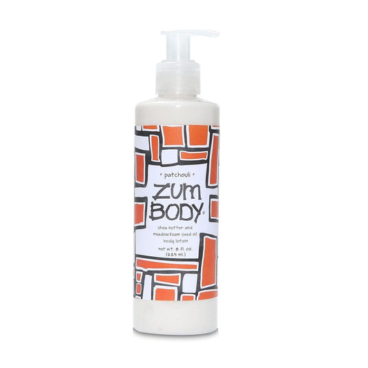 Indigo Wild Zum Body Lotion - Patchouli Scented Moisturizer | 8 Fl Oz Hydrating Cream