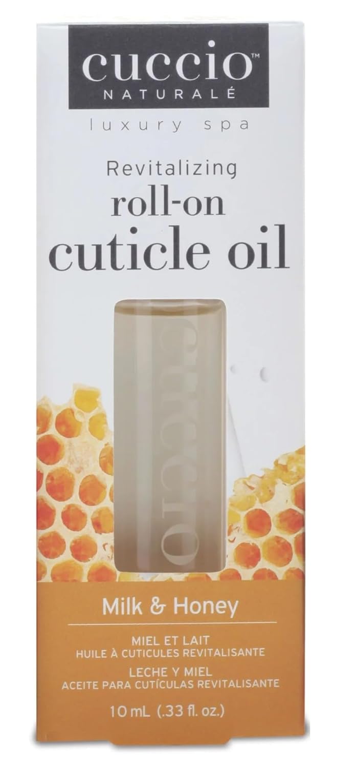 Revitalizing Cuticle Oil Roll-On – Milk & Honey – Nourishing 10ml Treatment for Healthier Nails & Cuticles | Paraben & Cruelty-Free