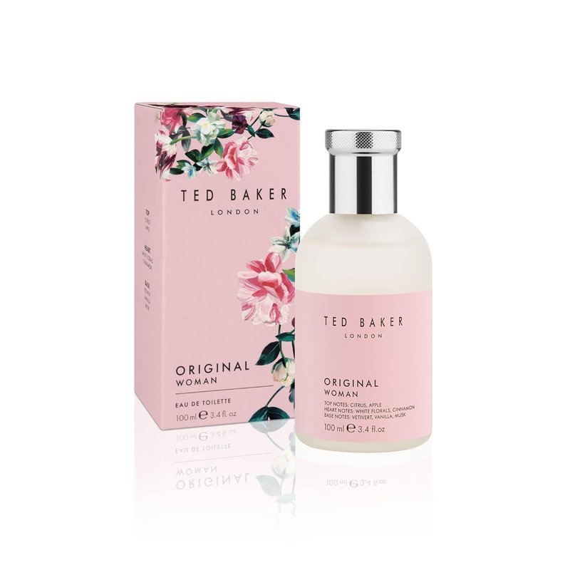 Ted Baker Pink EDT | Floral Green Women's Fragrance with Peach, Bergamot & Musk | 3.38 fl oz