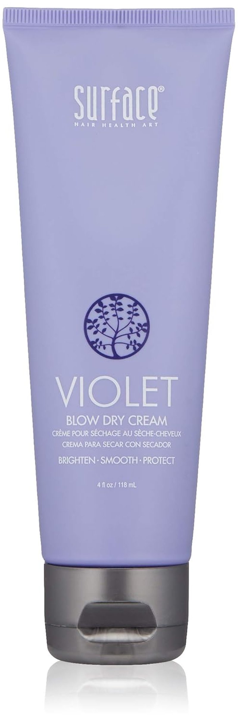 Pure Blonde Violet Blow Dry Cream - Tones & Brightens Hair - 4 Fl Oz