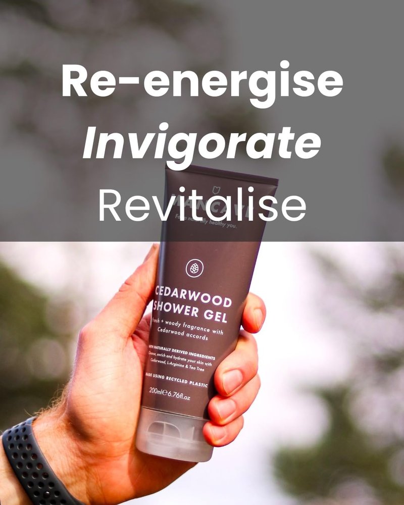 Cedarwood Shower Gel - Natural ManCave Formula for Refreshing Cleanliness | 200ml