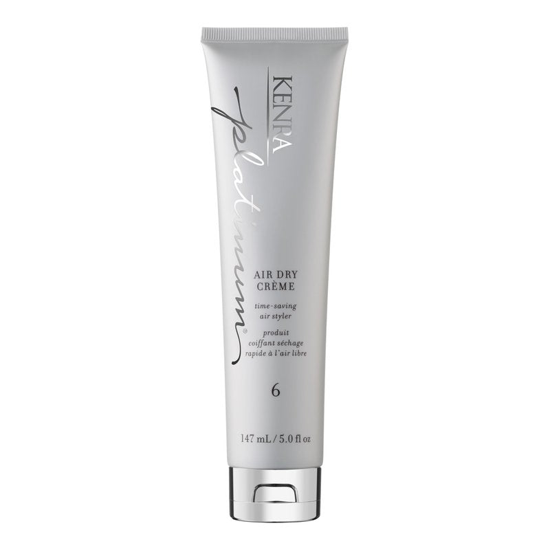Kenra Professional Platinum Air Dry Crème 6 | Time-Saving Air Styler | Enhances Natural Body | Tames Frizz With Delicate Hold | Natural, Product Free Finish | All Hair Types | 5 fl. Oz