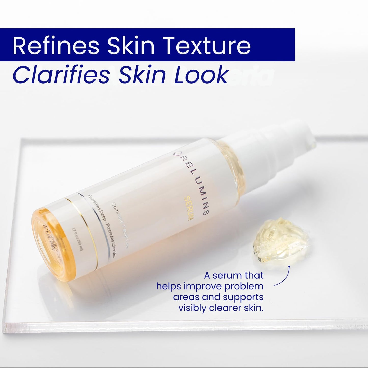 Relumins Pro Clear Serum with Blemish Fighting Natural, for a Glowing Summer Skin – Advanced Formula for Clear, Healthy-Looking Skin (50ml)