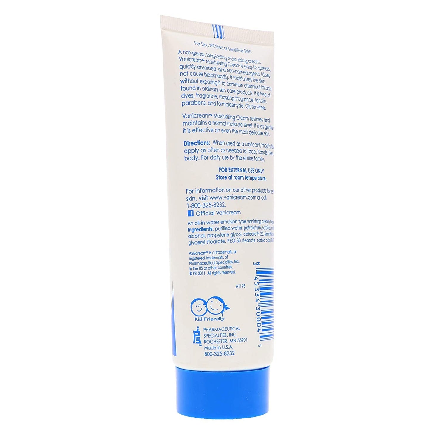 Vanicream Moisturizing Skin Cream for Sensitive Skin 4 oz (Pack of 4)