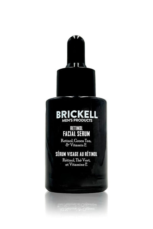 Brickell Men's Retinol Serum - Anti-Aging Treatment for Firming Face Lines & Eye Wrinkles | 1 Ounce