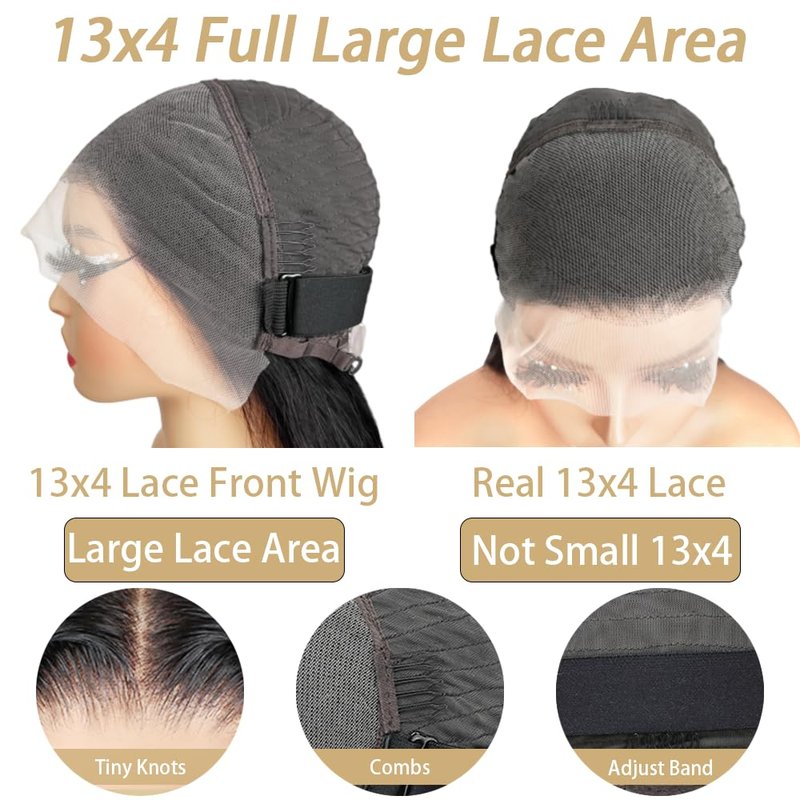 LARYNX Straight Bob Lace Front Wigs Human Hair Full 13x4 Transparent HD Lace Front Wigs Pre Plucked 180% Density Glueless Wigs Real Human Hair Wig For Women (12 Inch)